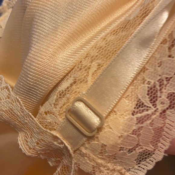 Vintage Montgomery Ward NEW Peach CHEMISE SLIP SZ 36 - Picture 9 of 9